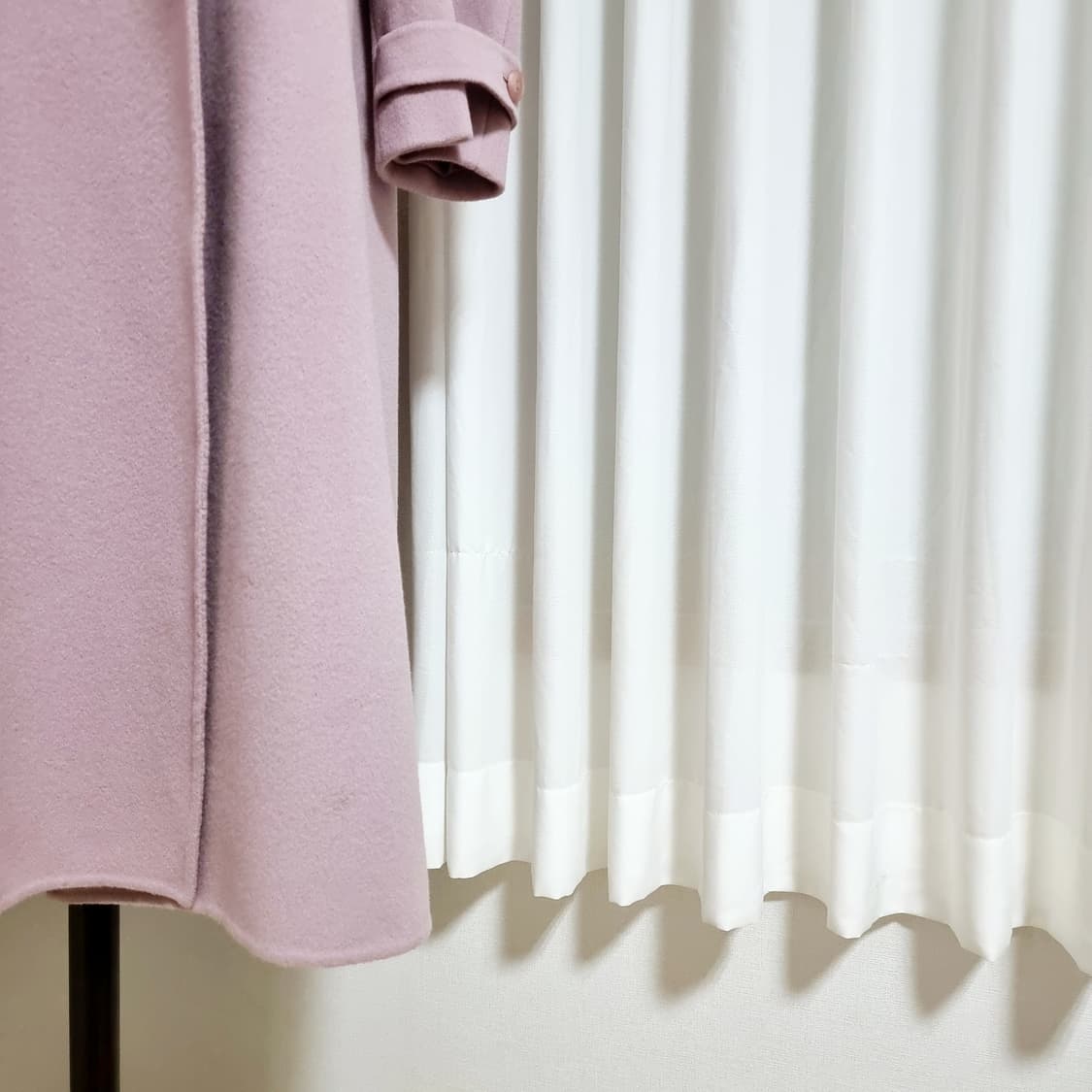 한섬 시스템 양모96캐시미어4 오픈형 오버핏 코트 (44-77) 상태최상 상품이미지6