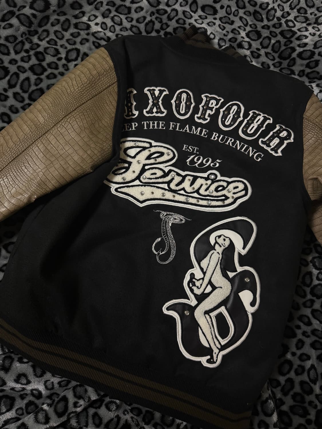 604service 바시티 자켓 상품이미지1