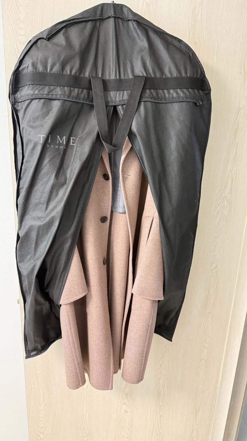 TIME 멜란지 핑크 캐시미어 코트 상품이미지3