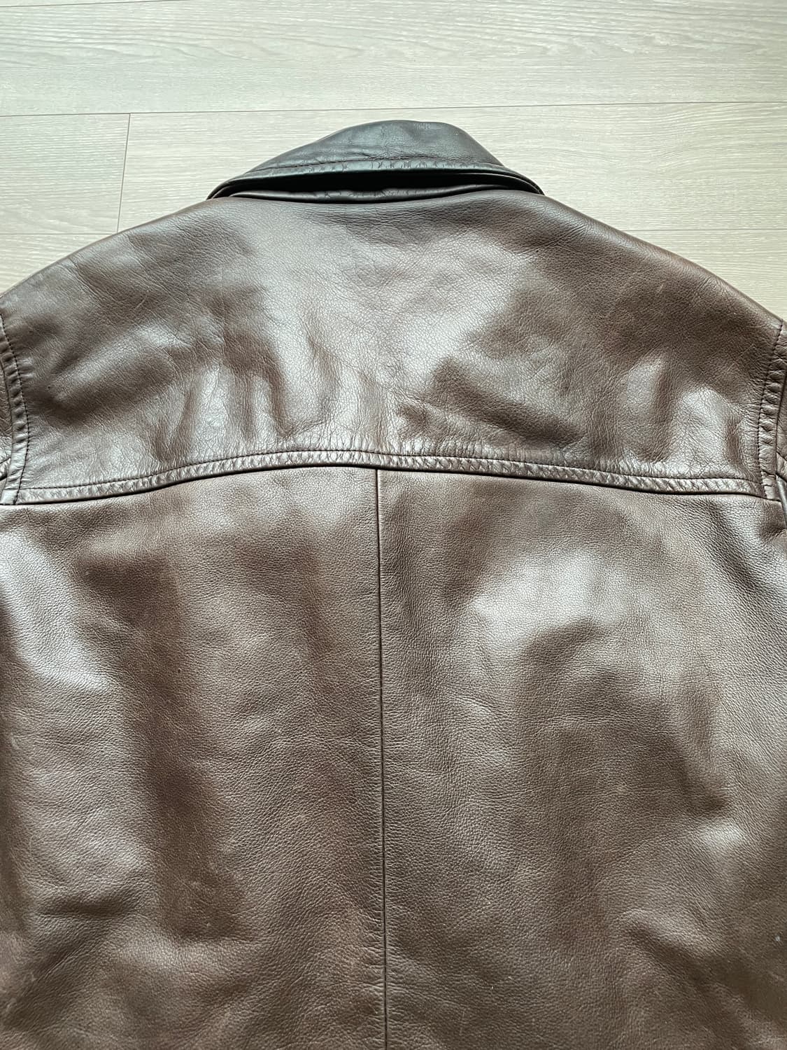 90s 올드갭 레더 카코트 브라운 gap carcoat 상품이미지9