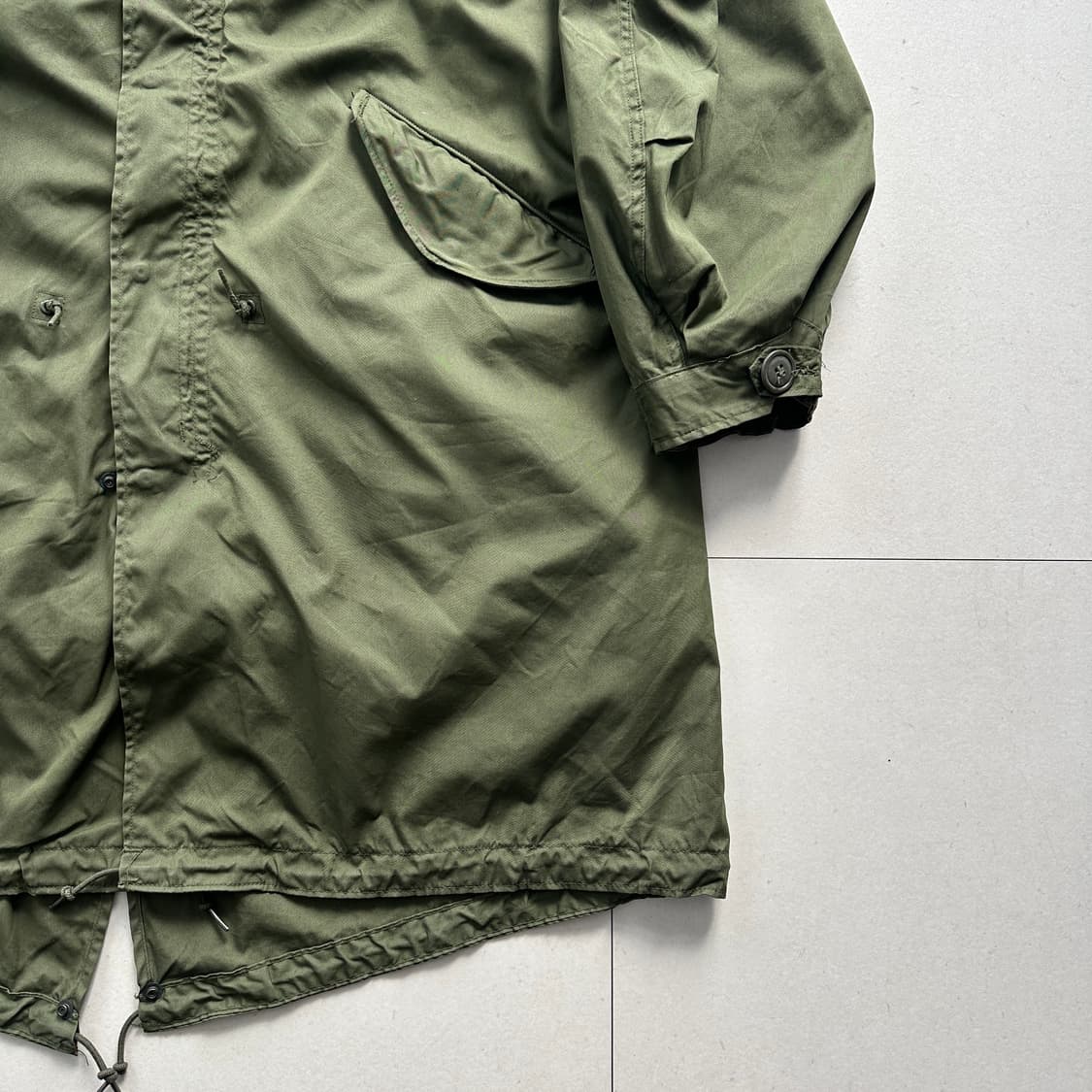 70s 미군 오리지널 M65 피쉬테일 파카 M-R 내피 포함  상품이미지3