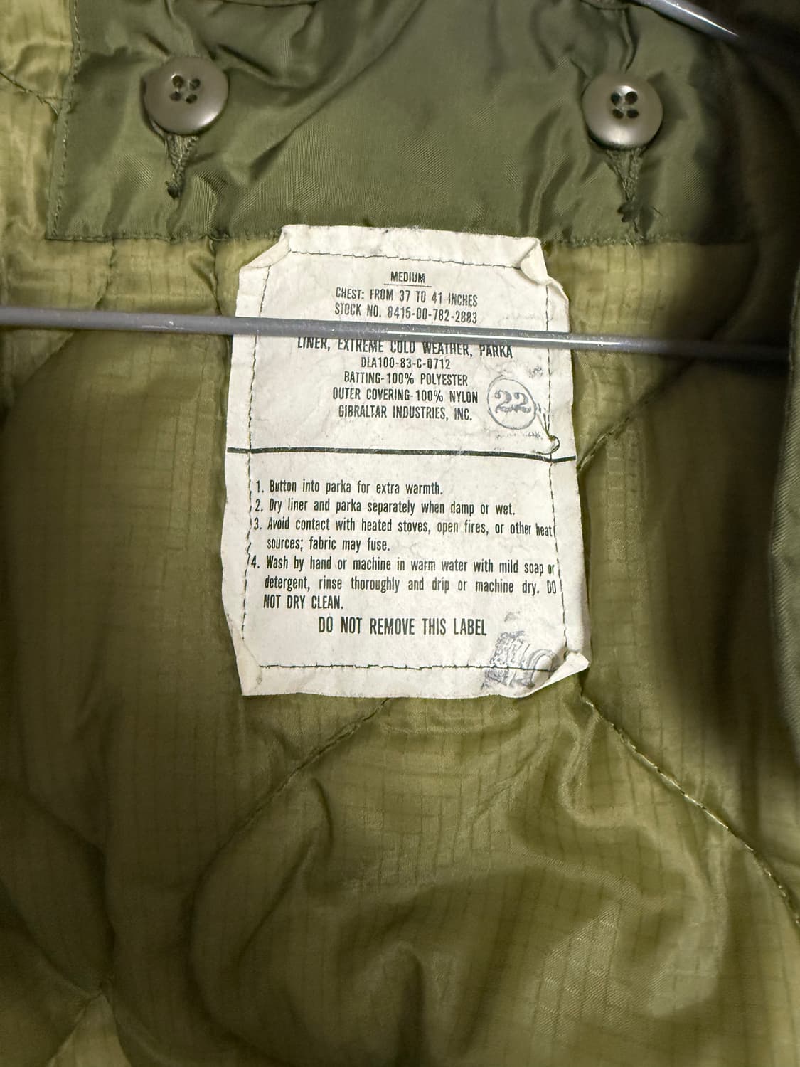 m65 피쉬테일 개파카 오리지널 m 상품이미지3