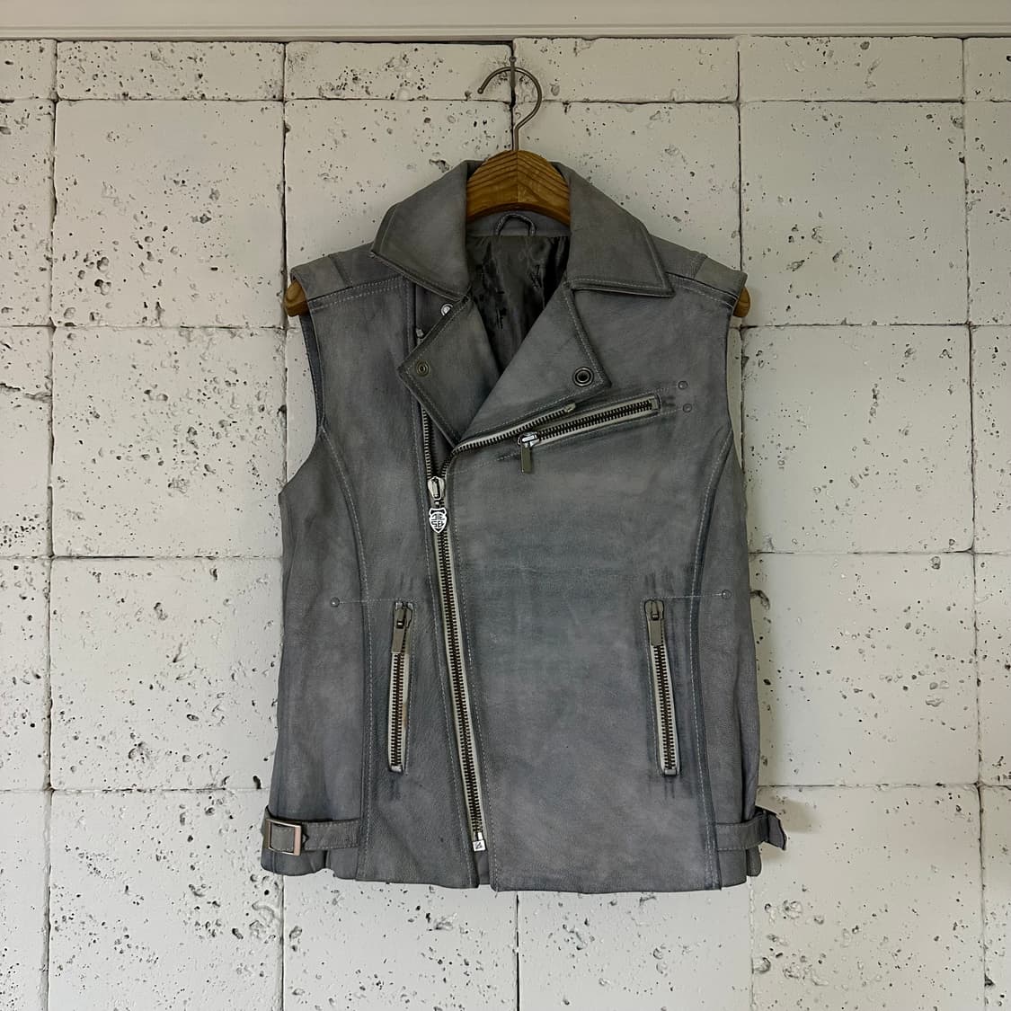 우먼S 디젤 가죽 베스트 상품이미지1