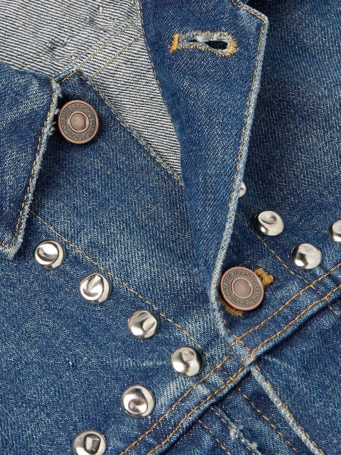 셀린느 스터드 데님 자켓[M] 상품이미지3