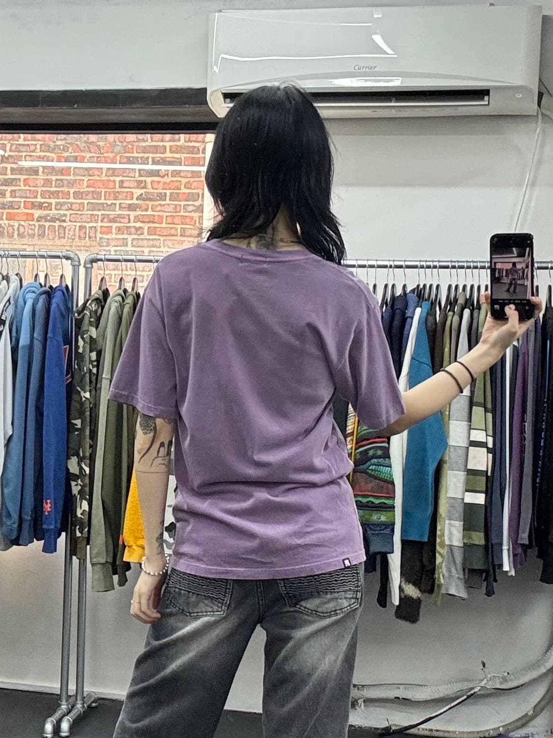 히스테릭 글래머 레인보우 티셔츠 상품이미지3