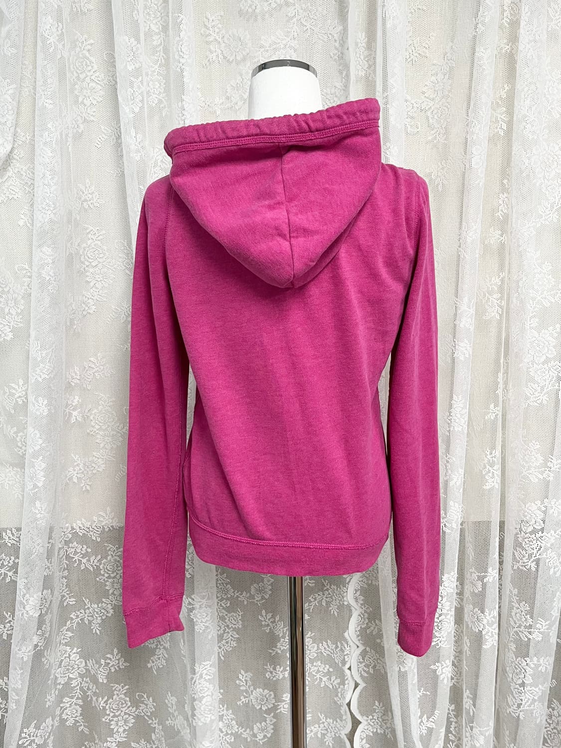 S) 홀리스터 핑크 후드집업 y2k 상품이미지5