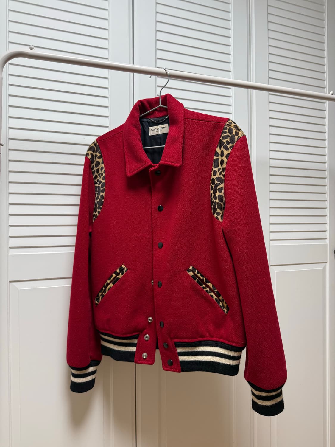 생로랑 바시티 테디 자켓 상품이미지1