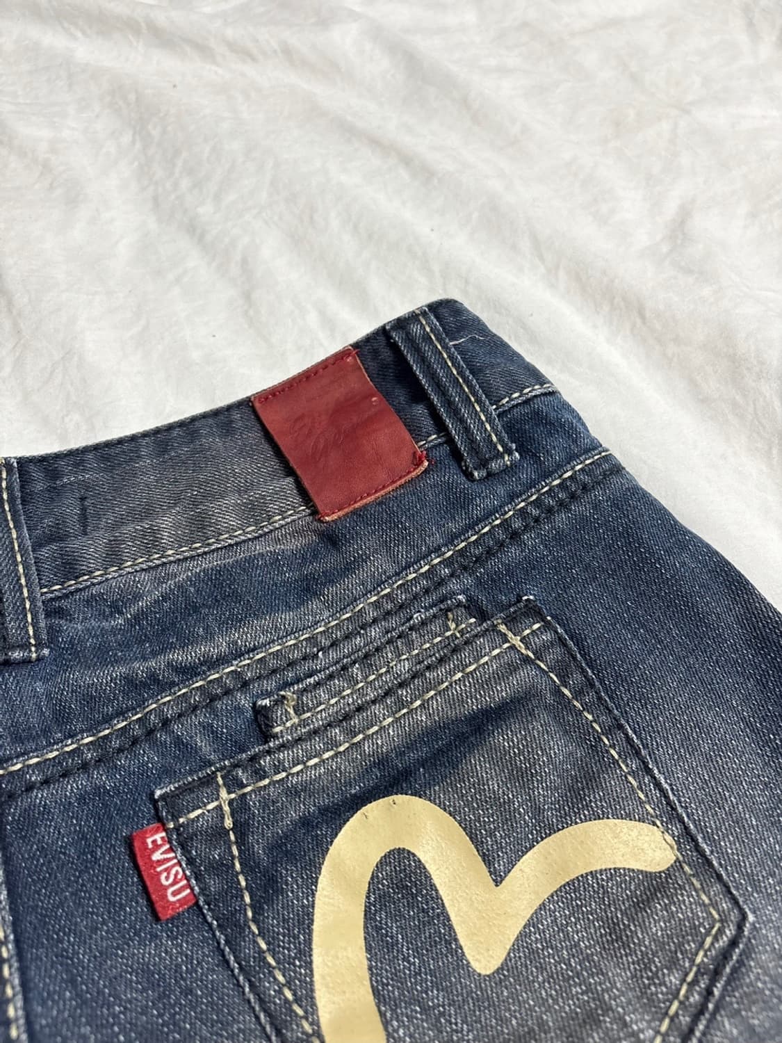 에비수 y2k 청 반바지  상품이미지4