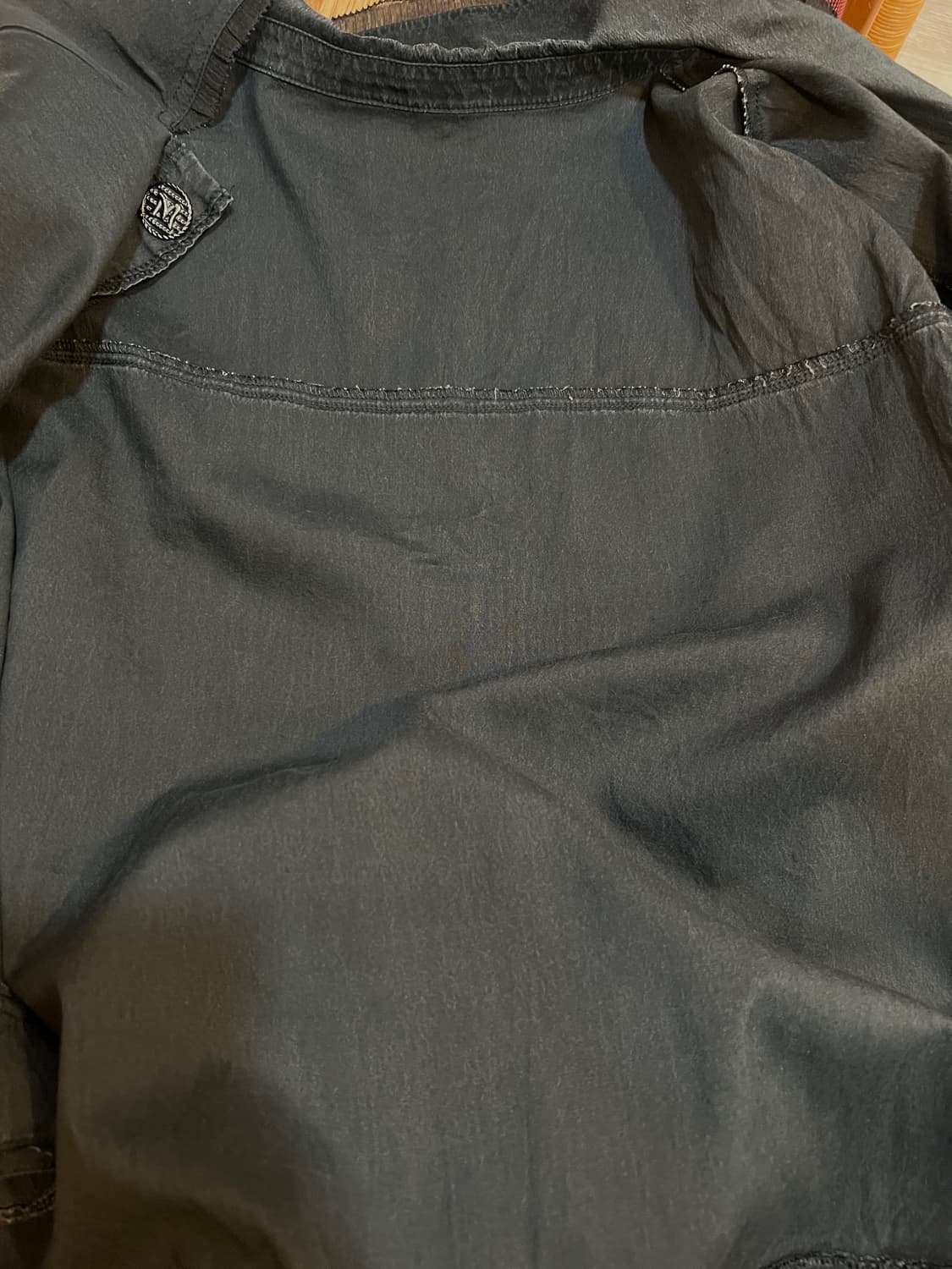 마인 여성 블랙 세일러카라 실크블라우스 셔츠자켓 상품이미지7