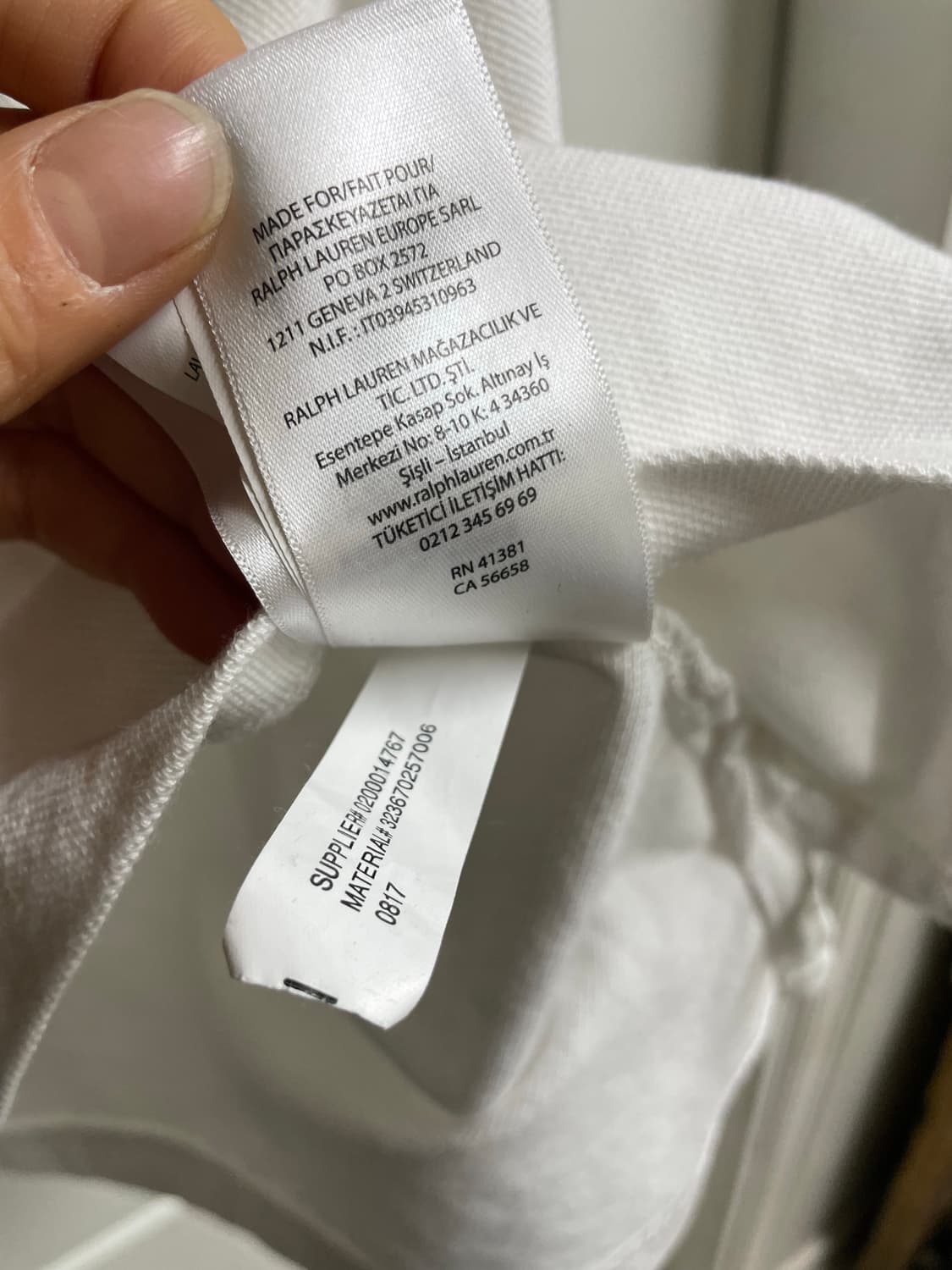 폴로 랄프로렌 빅포니 반팔 카라티 화이트 상품이미지5