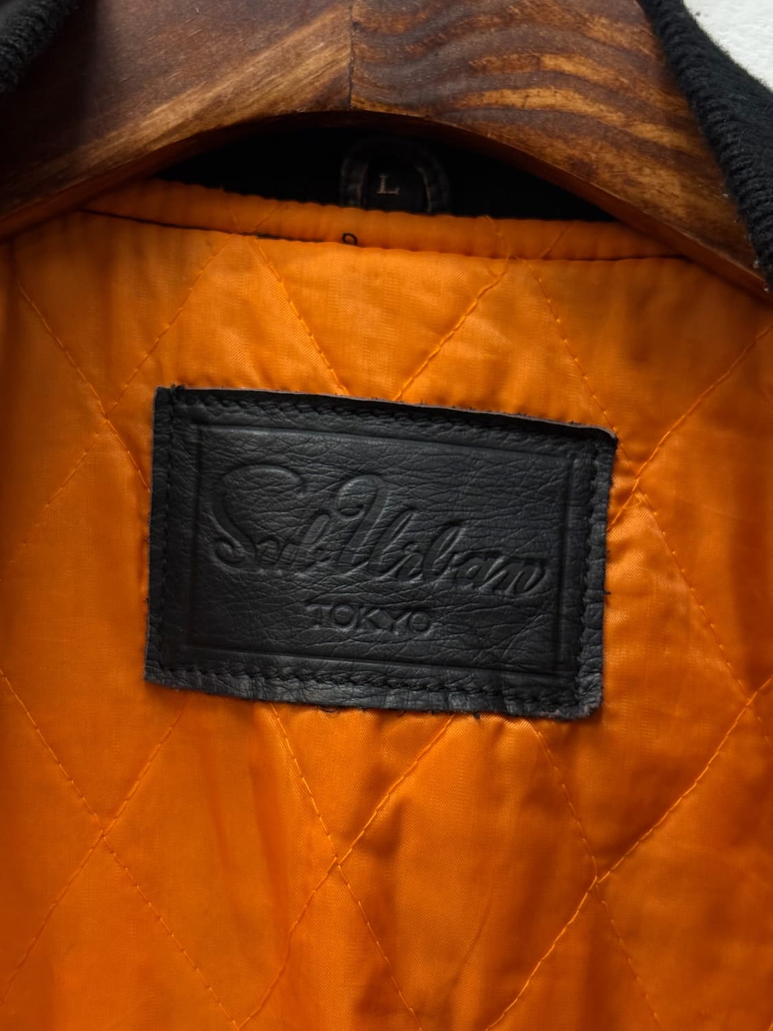 L) SubUrban Leather MA-1 Bomber Jacket 상품이미지8