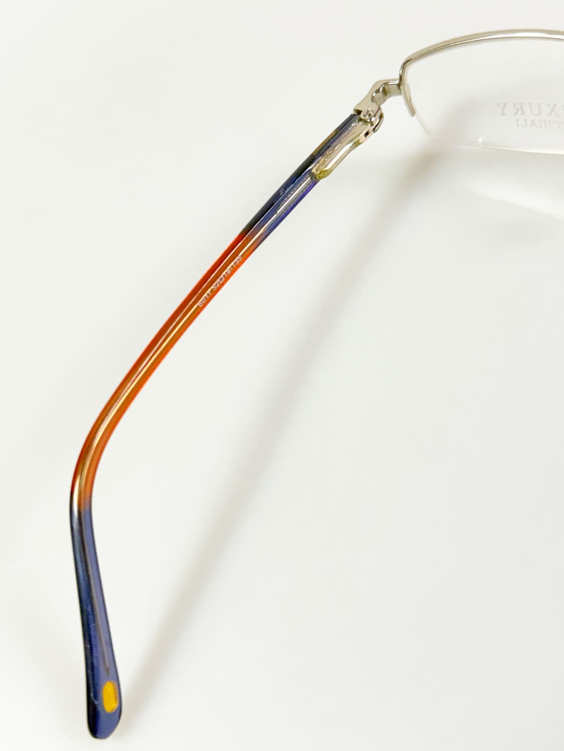 LUXURY EYEWEAR 실버 반무테 스퀘어 메탈 빈티지 안경 상품이미지7