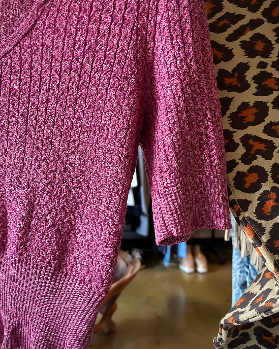 CHANEL 2021ss Silk Ribbed Knit Cardigan 상품이미지5