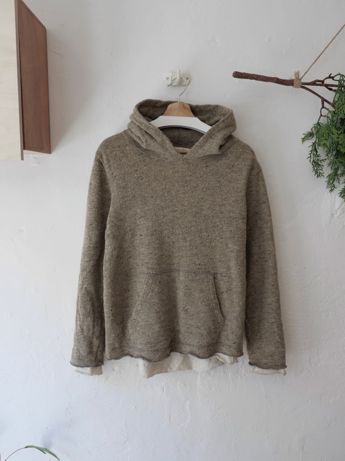 레미 릴리프 레이어드 니트 후디 상품이미지4