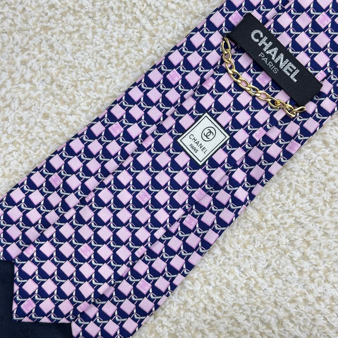 샤넬 실크 넥타이 상품이미지6