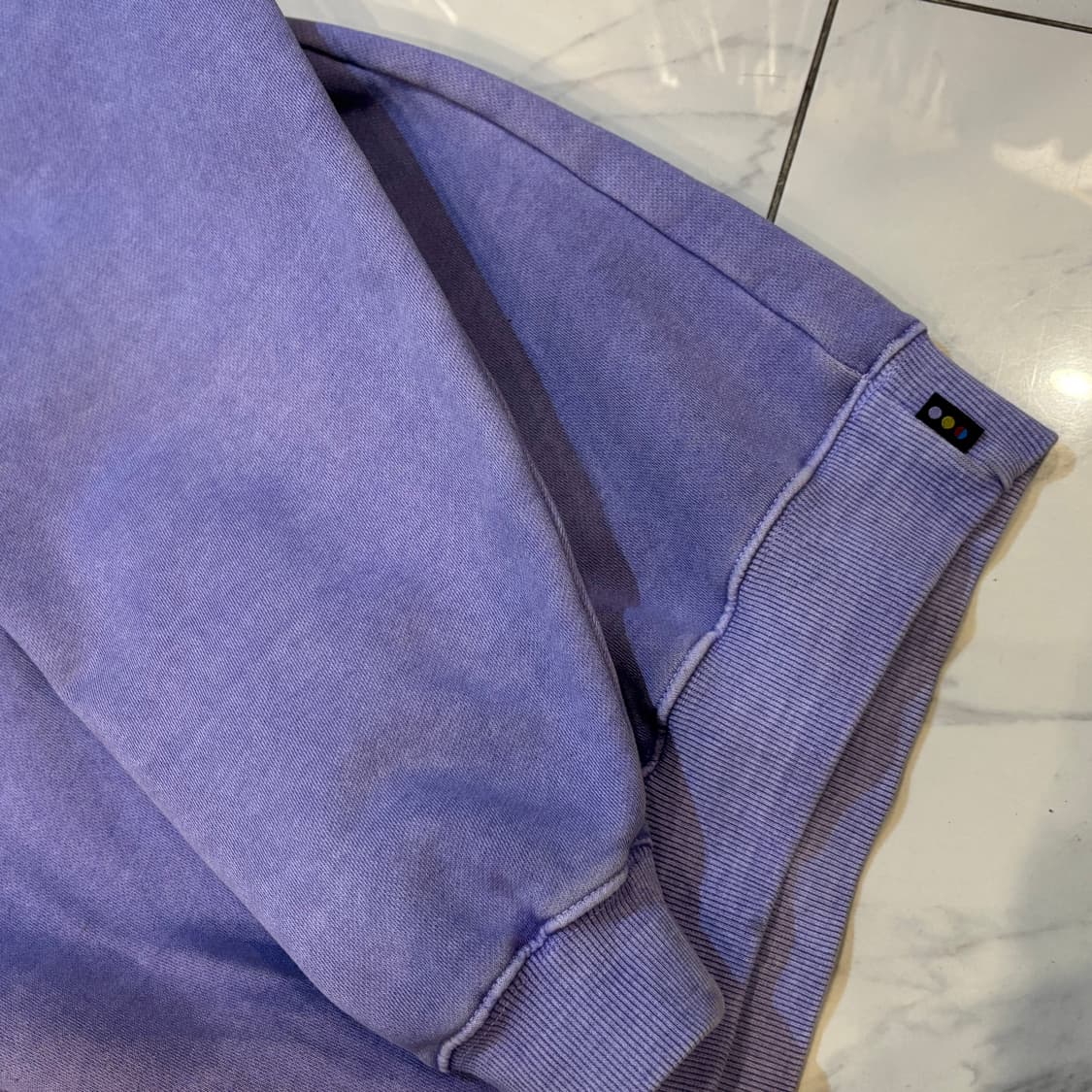 IAB 아이앱스튜디오 피그먼트 스웻셔츠 퍼플 빈티지 맨투맨 XL 상품이미지4