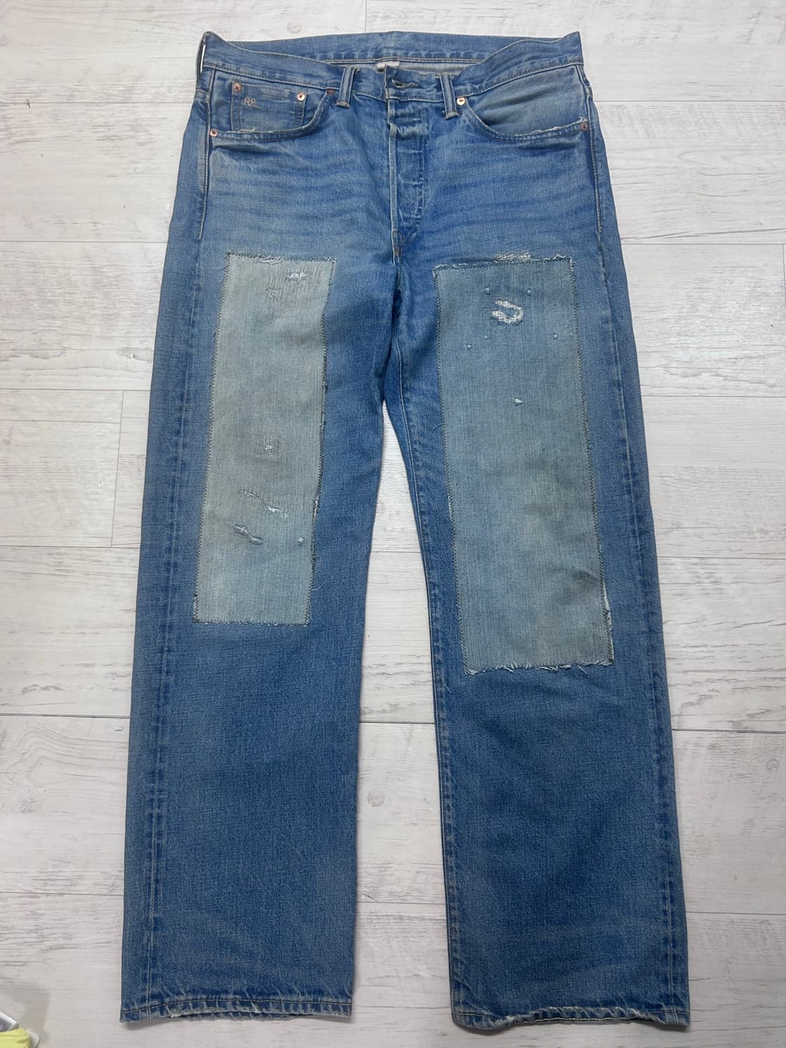 RRL 빈티지 파이브 포켓 미드랜드 워싱 데님 32x32 상품이미지1