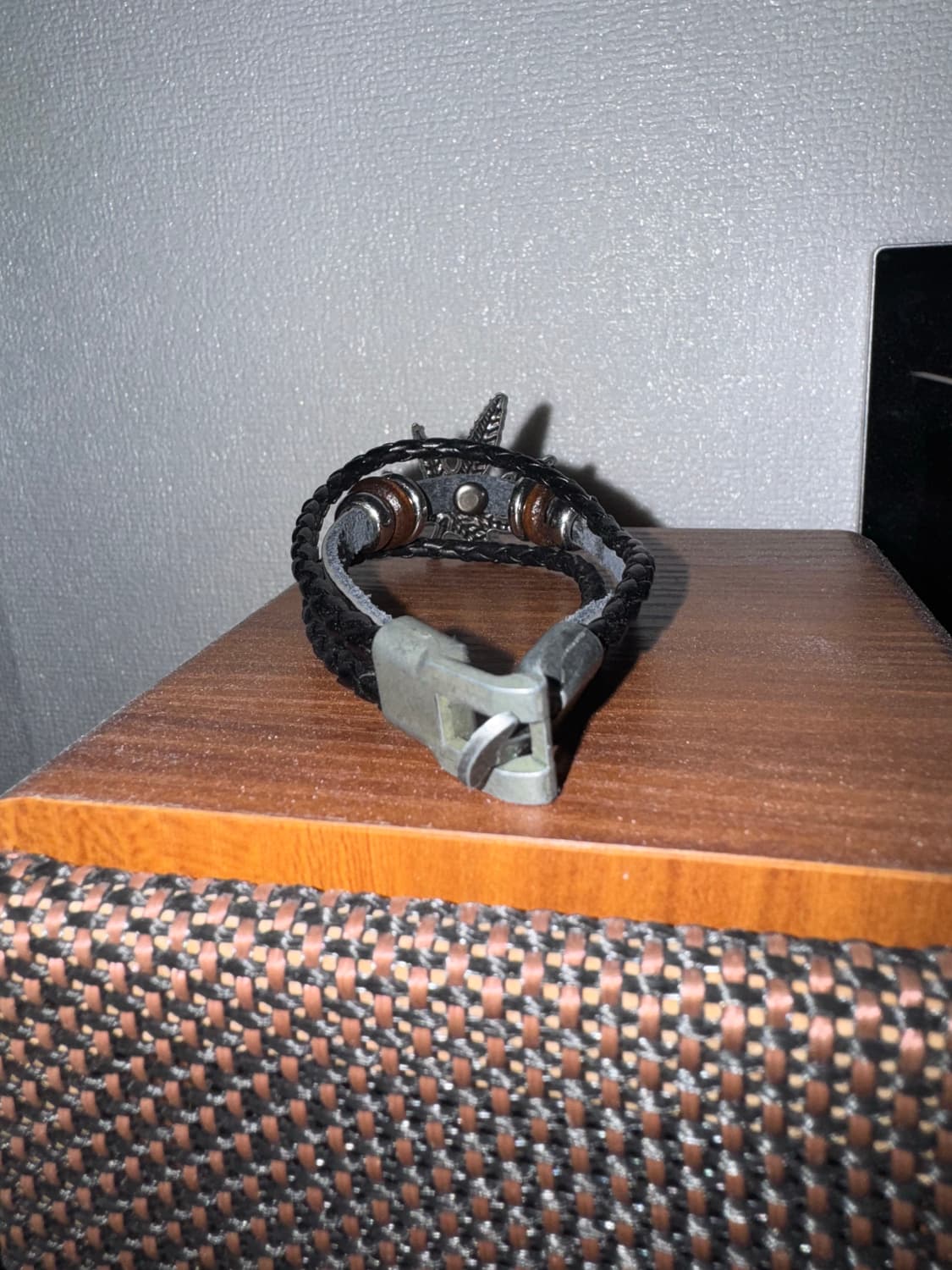 메탈 레더 브레이슬릿 상품이미지3