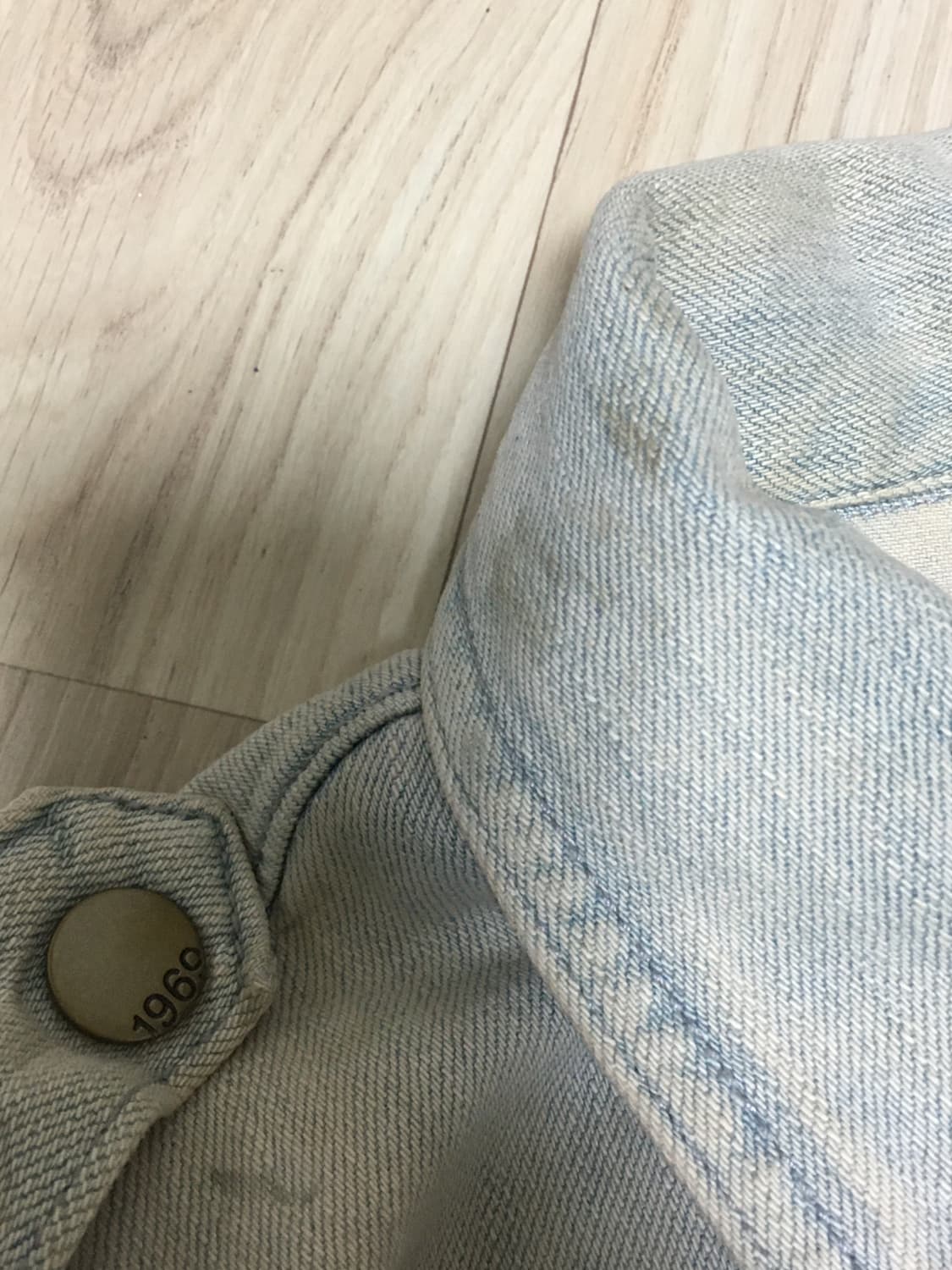 빈티지 사선 데님자켓 상품이미지4