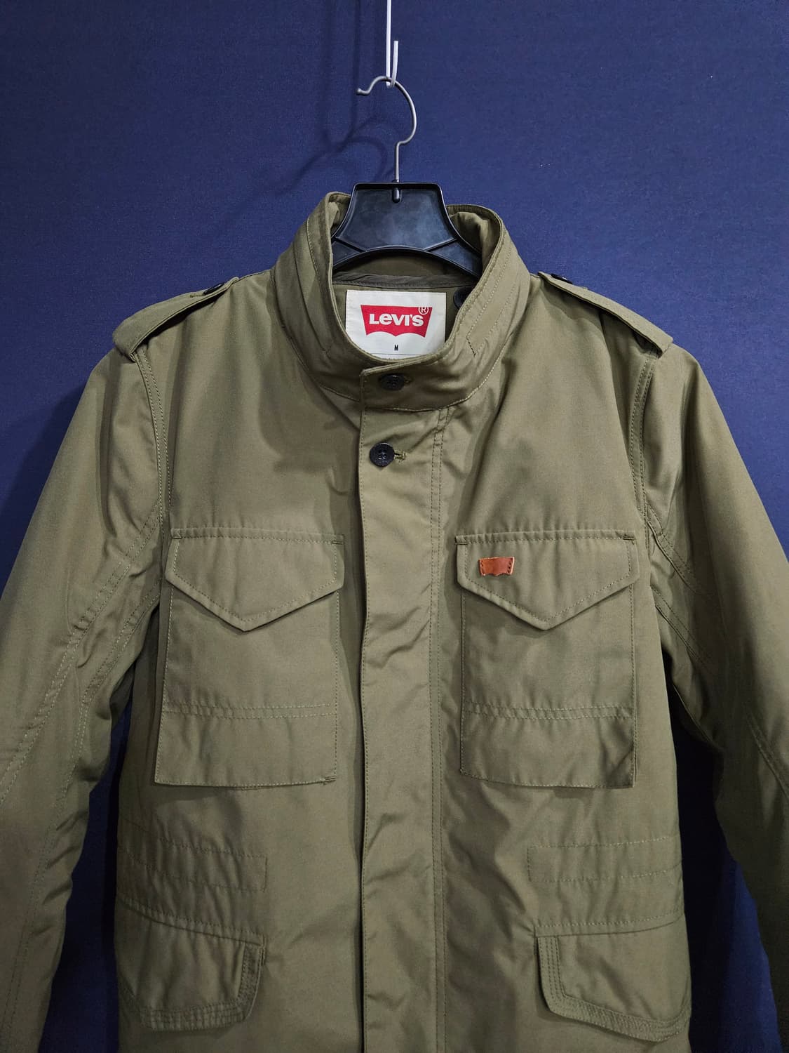 리바이스 카키 남성 슬림핏 95 패딩자켓  상품이미지7