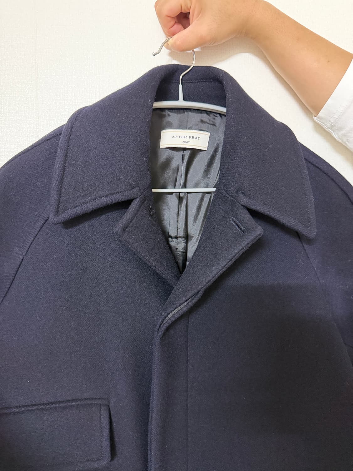 after pray 애프터프레이 투어리스트 발마칸 코트 네이비 S 상품이미지2