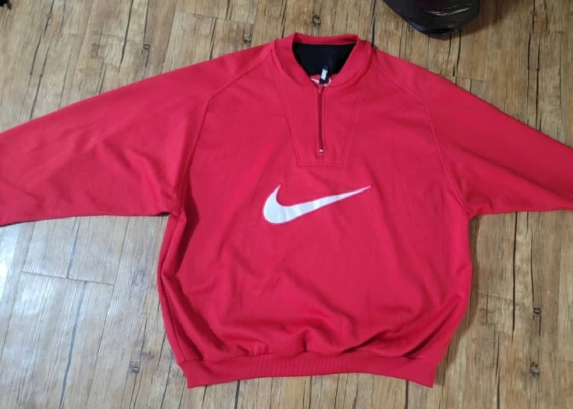 나이키 레드 하프집업  XL 상품이미지1