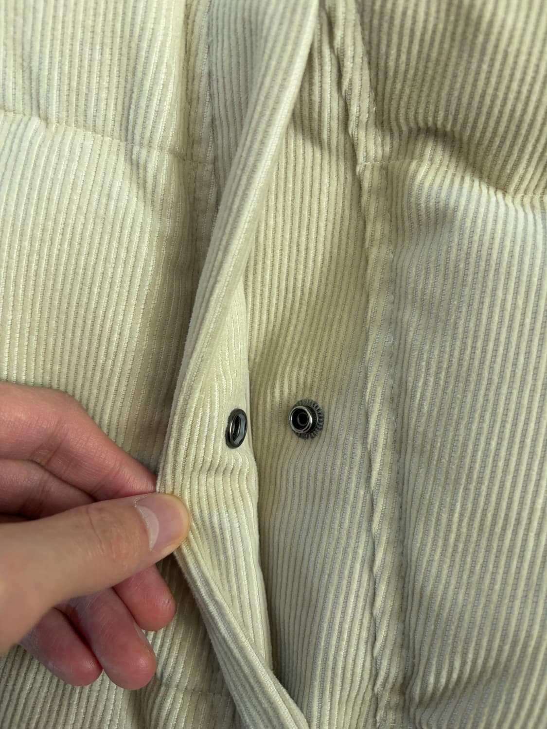 아르켓 코듀로이 카라 패딩 상품이미지3