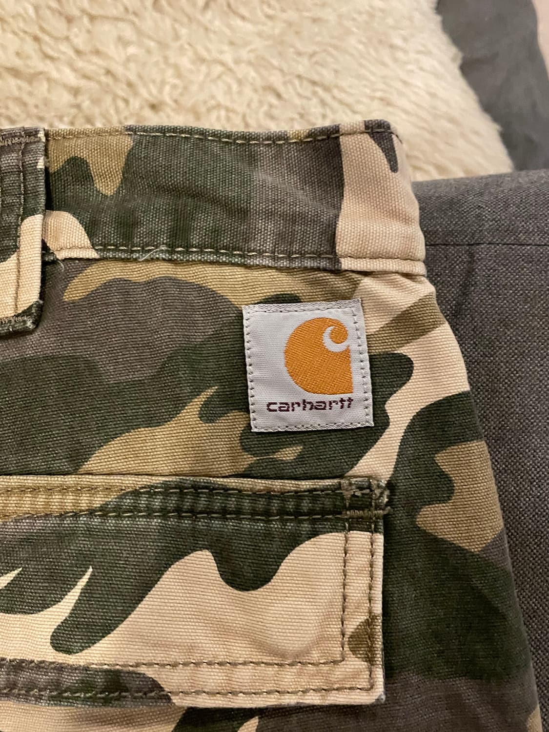 칼하트 카모 카고 반바지 상품이미지6