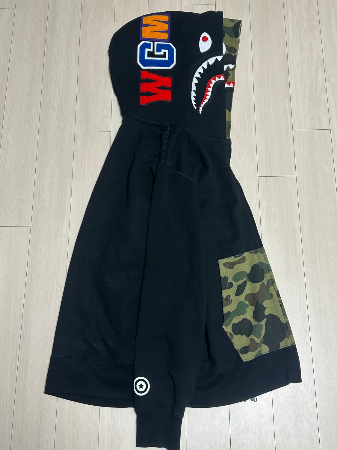 BAPE 베이프 샤크 풀집 더블 후드집업  상품이미지2