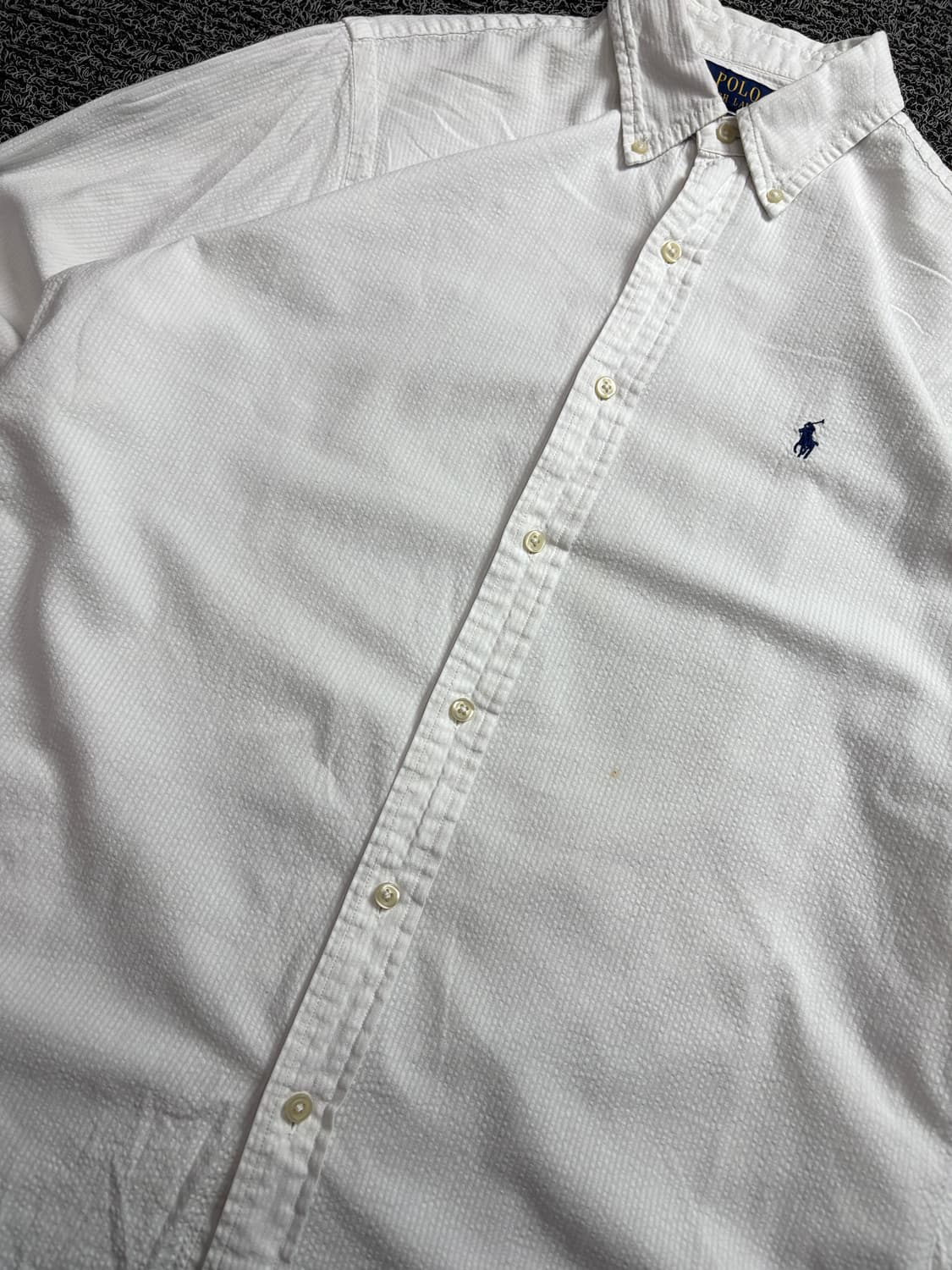 폴로 랄프로렌 신형 포니 로고 클래식 옥스포드 셔츠 화이트 2079 상품이미지3