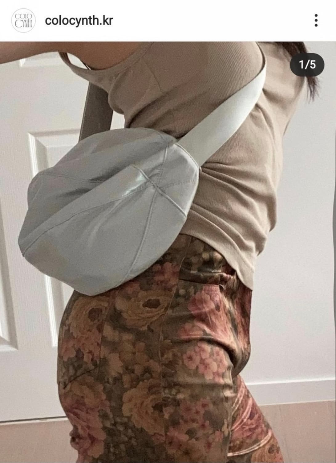 콜로신스 펌킨백 실버 상품이미지4