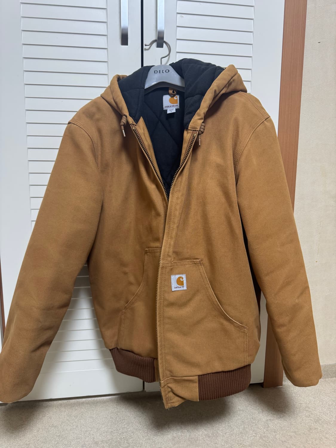 칼하트 덕 에티브 자켓 브라운 s 상품이미지1