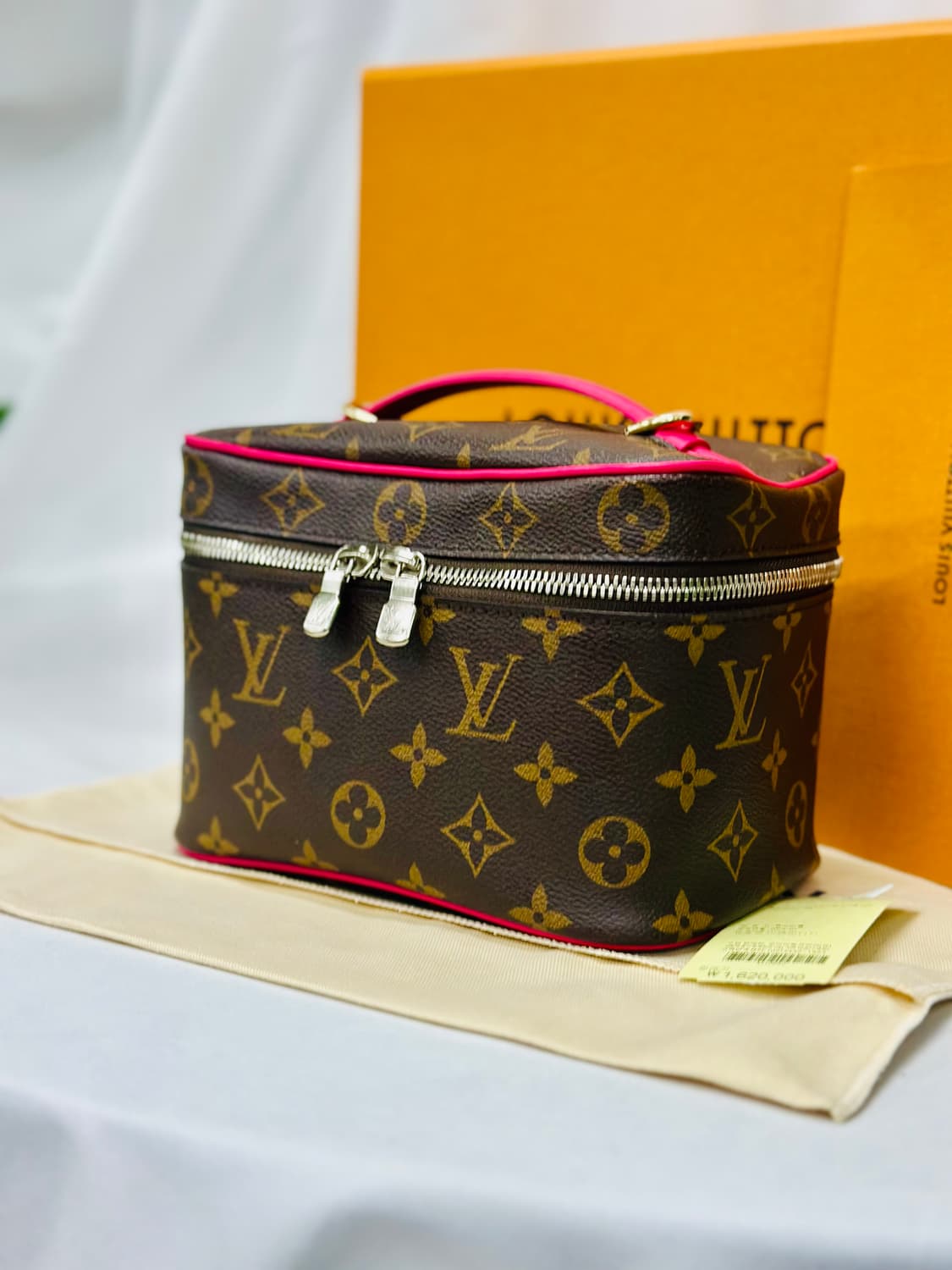 [정품] 루이비통 니스 미니 모노그램 마카사르 푸시아 상품이미지2