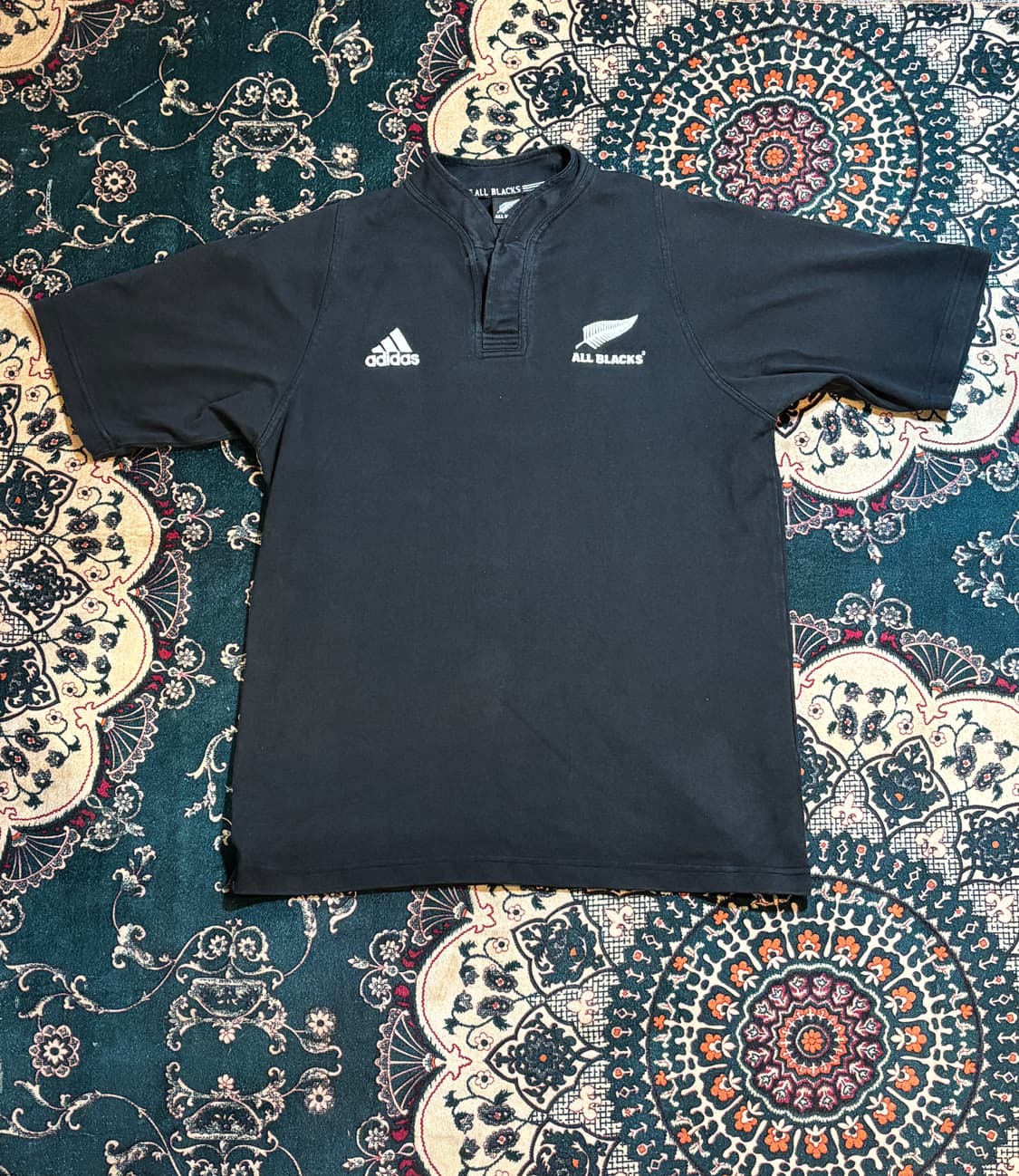 아디다스 ALL BLACKS 럭비팀 카라티 M 상품이미지1