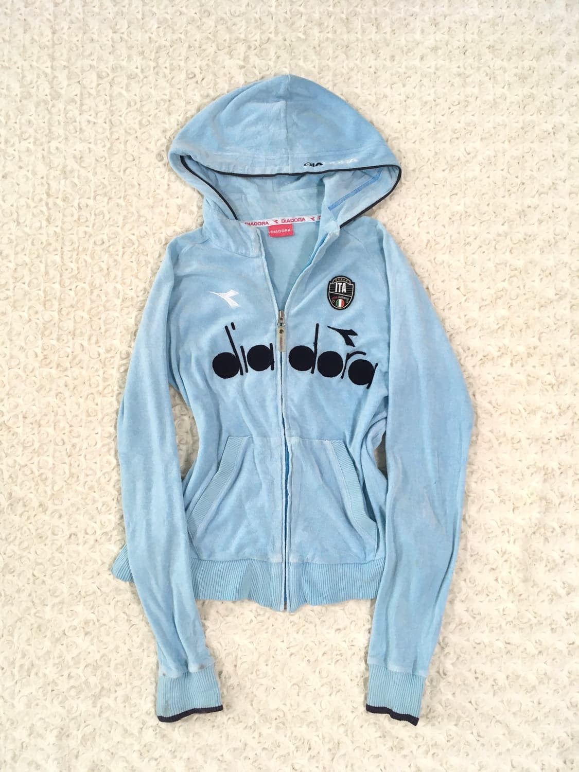jpn vintage Diadora skublue tarry hood z 상품이미지1