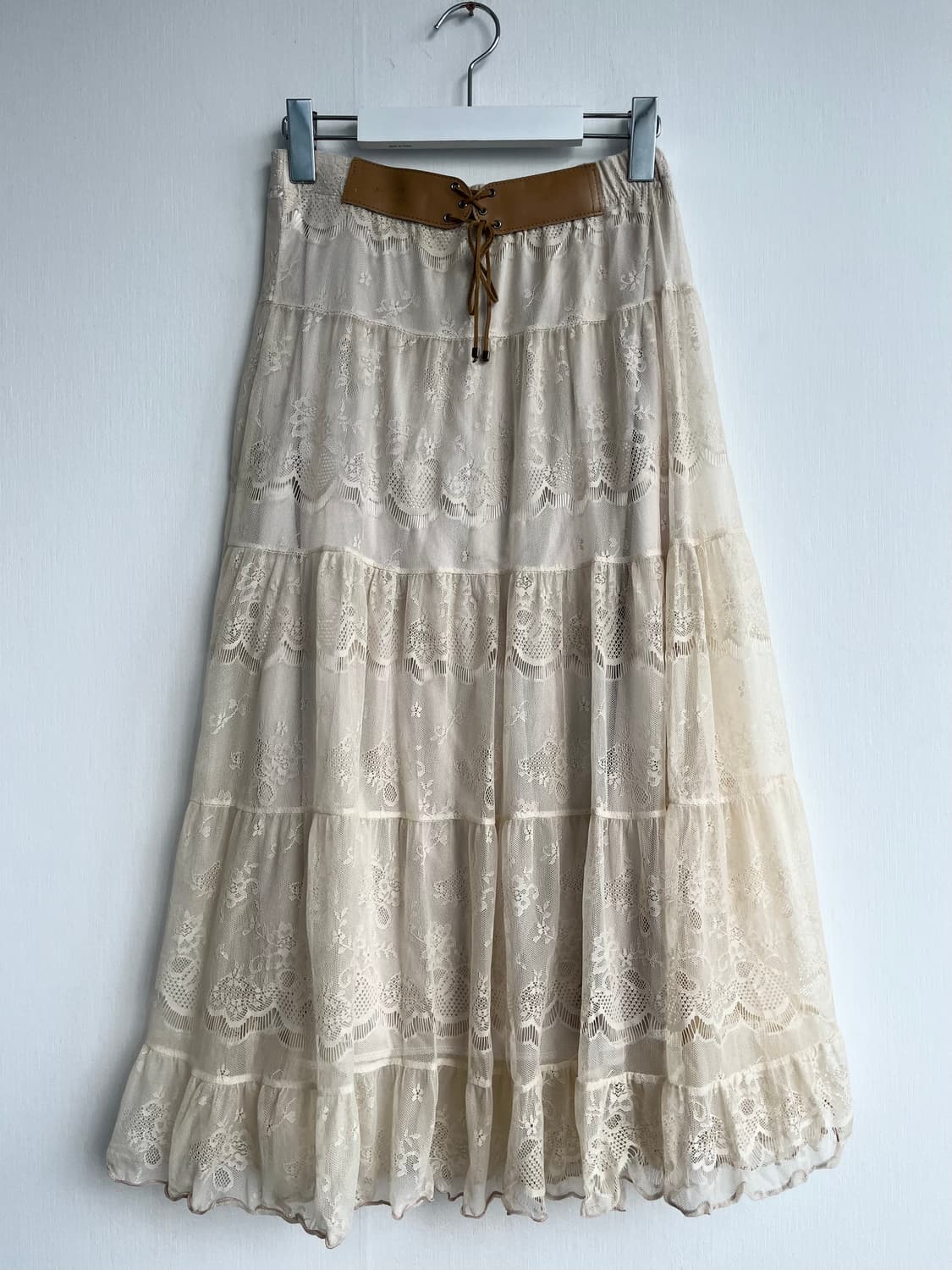 I♡nana 레이스 아일렛 스커트 상품이미지1