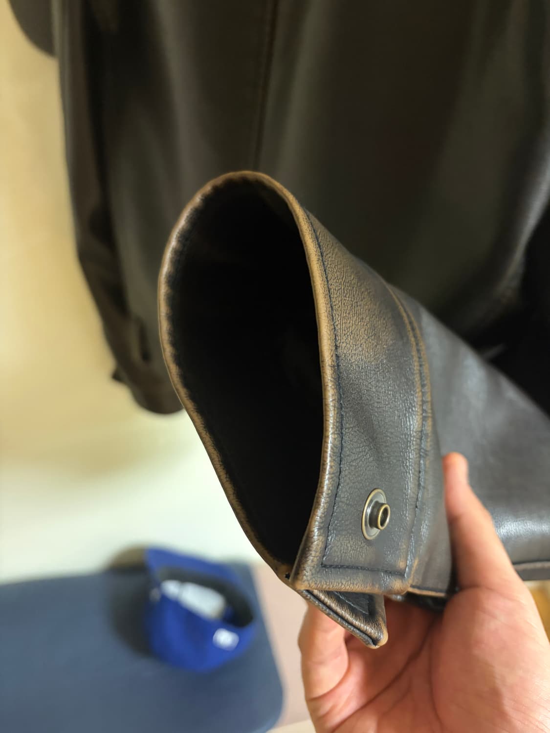 noice 퓨어 카라 가죽자켓 L사이즈 상품이미지5