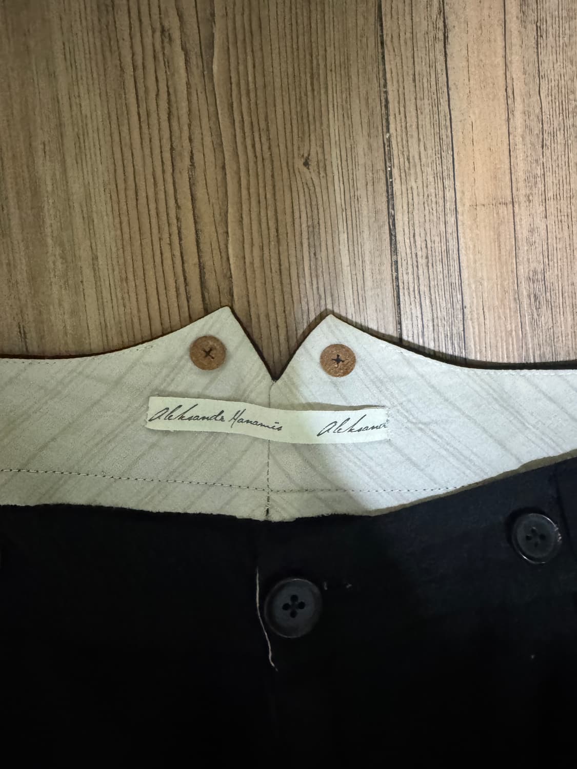 알렉산더 마나미스 린넨 트라우저 상품이미지2