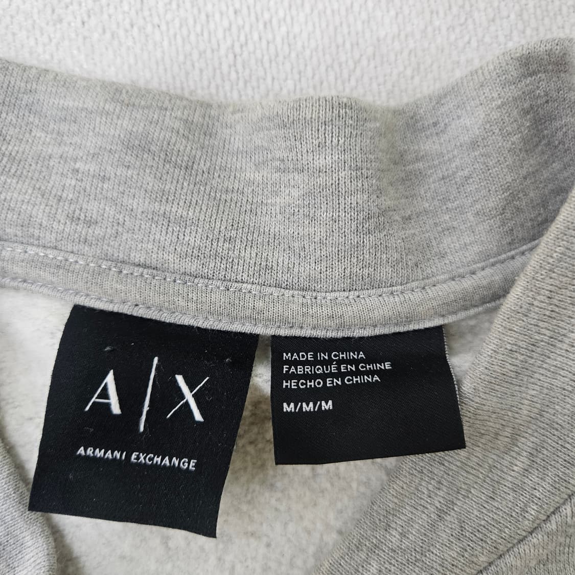 M 아르마니 그레이 기모 집업 0304Y 상품이미지4