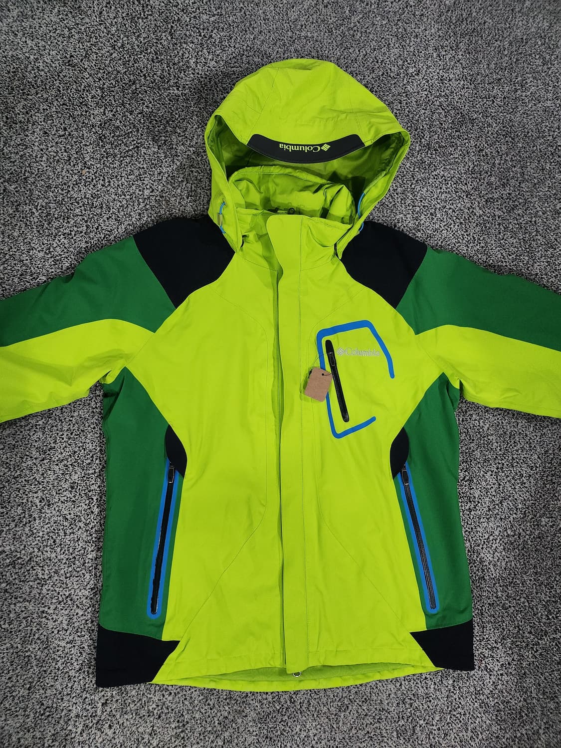 //컬럼비아  옴니테크(Omni-Tech) 배색 바람막이 L 상품이미지1