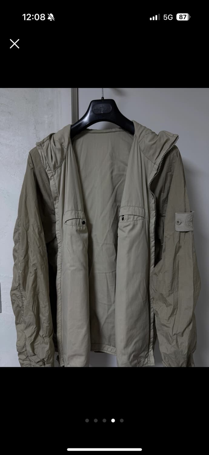 스톤아일랜드 21ss 고스트피스 리버시블 바람막이 상품이미지4