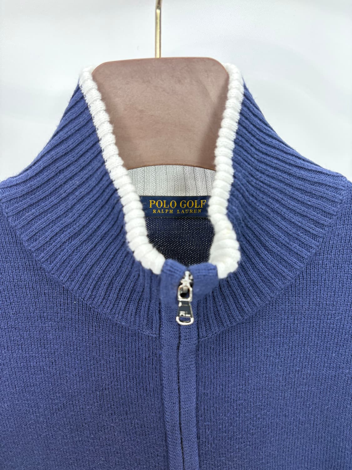  [L]폴로 골프 네이비 집업 CK9803 상품이미지6