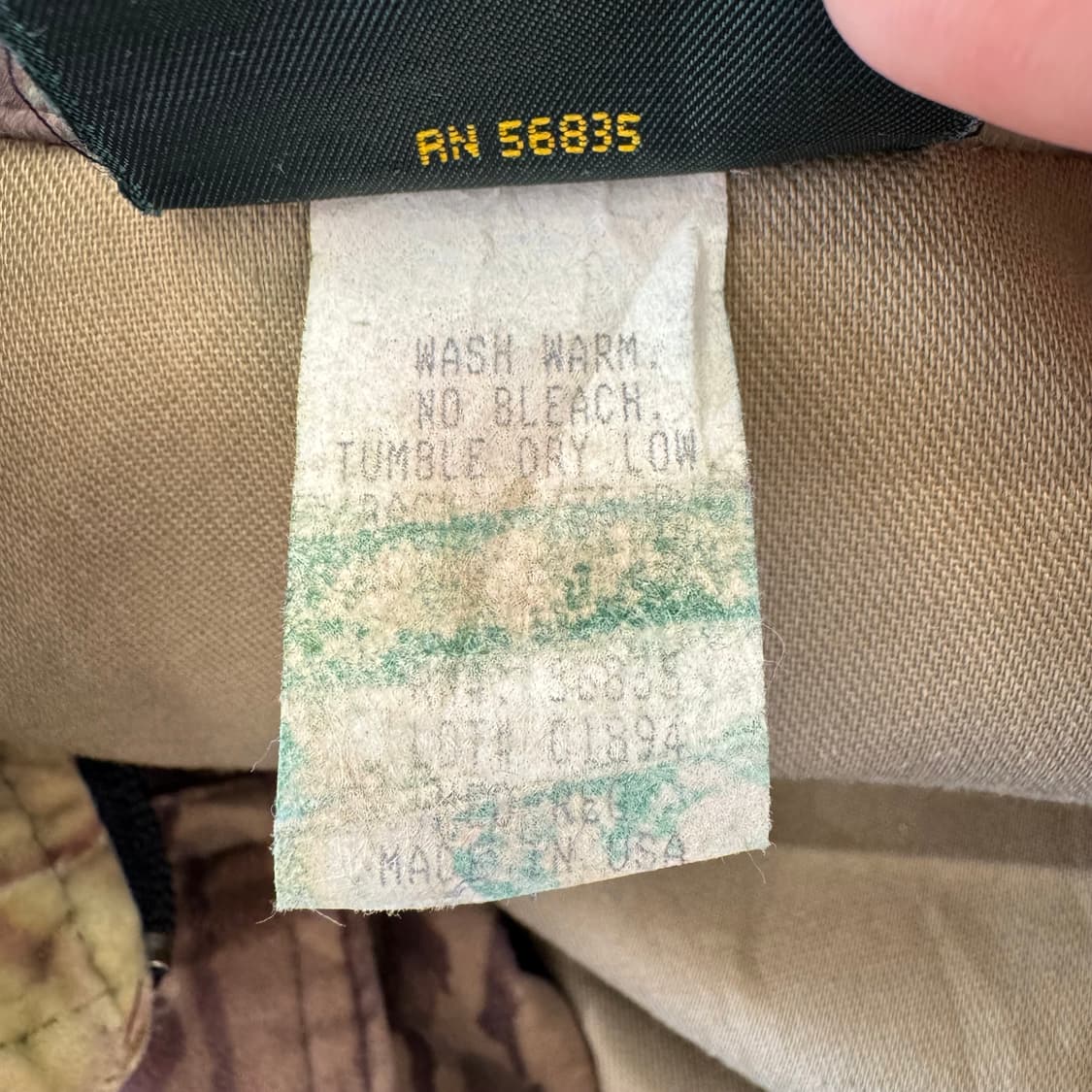 80s 카벨라스 리얼트리 봄버 자켓 made in USA (L)   상품이미지6