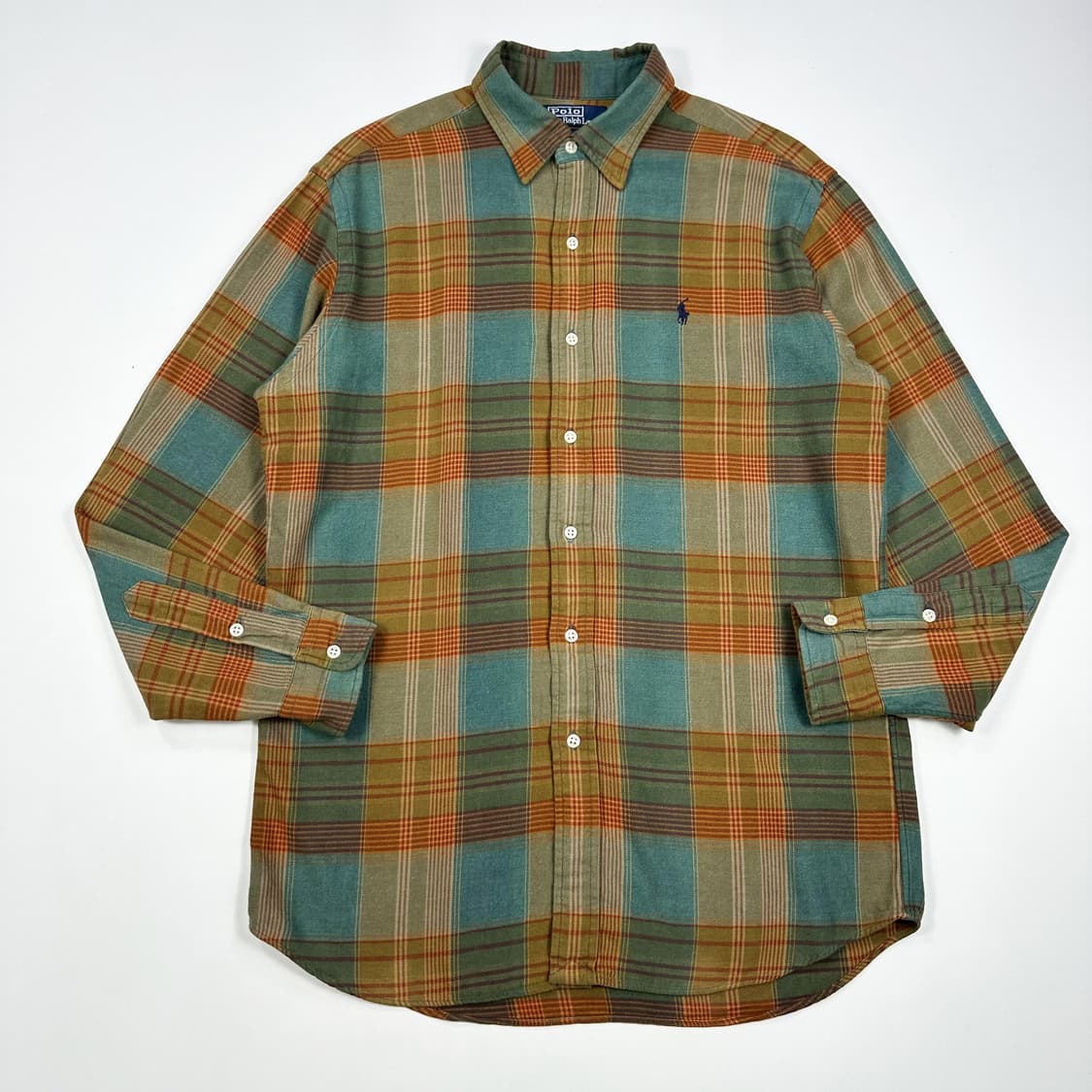 폴로 랄프로렌 포니 클래식 체크셔츠 (M) 상품이미지2