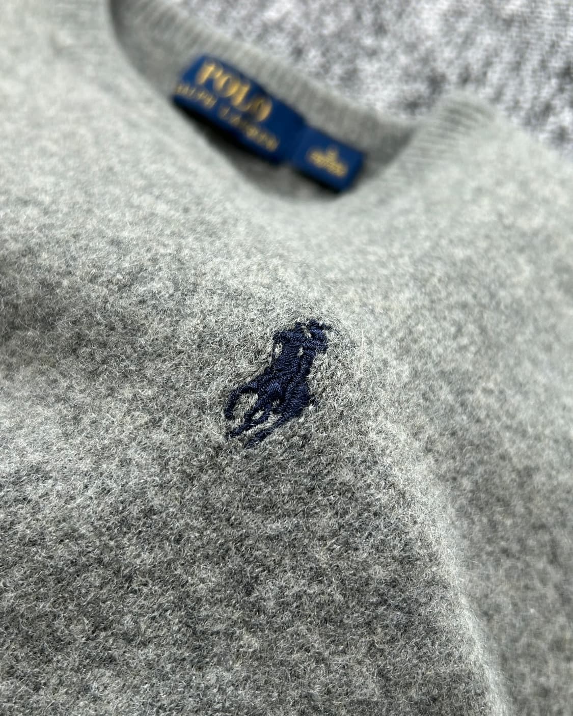 폴로 랄프로렌 램스울 그레이 니트  상품이미지3