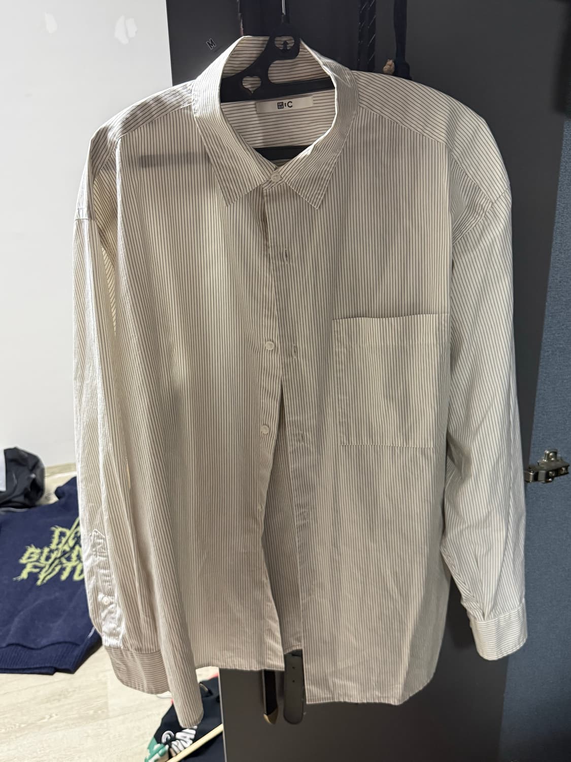 유니클로 c 스트라이프 셔츠 uniqlo c 상품이미지1