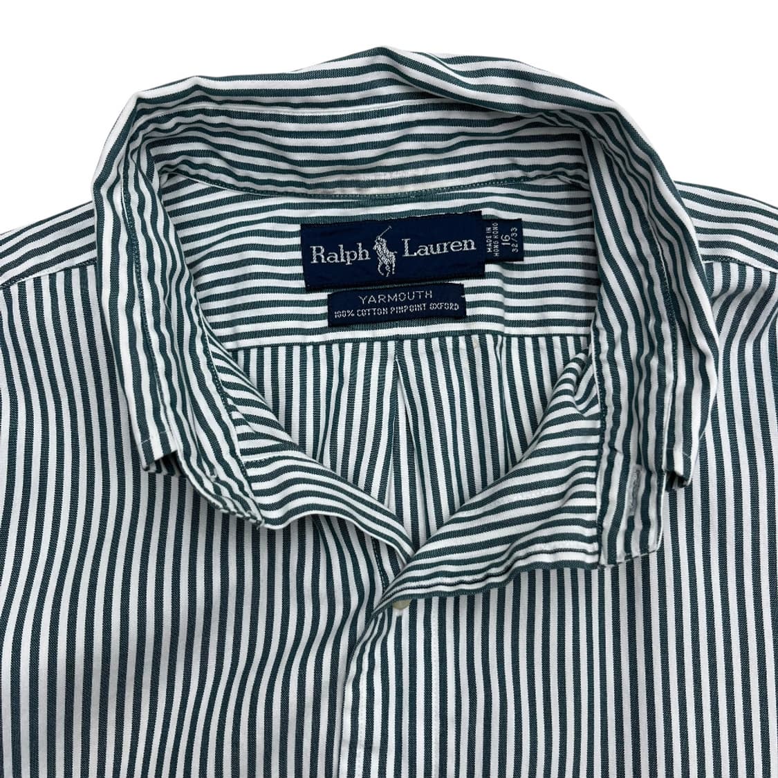 폴로 랄프로렌 네이비포니 그린 단가라 셔츠 16 상품이미지5