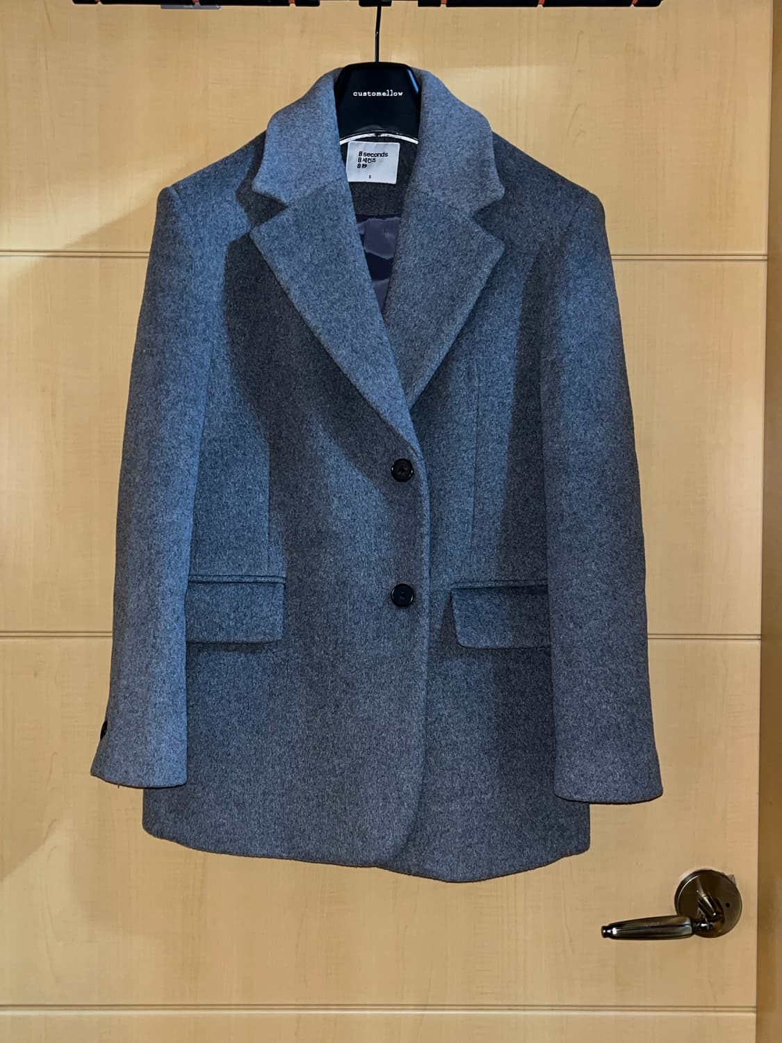 에잇세컨즈 여성 울 블렌디드 투버튼 윈터 재킷 상품이미지1