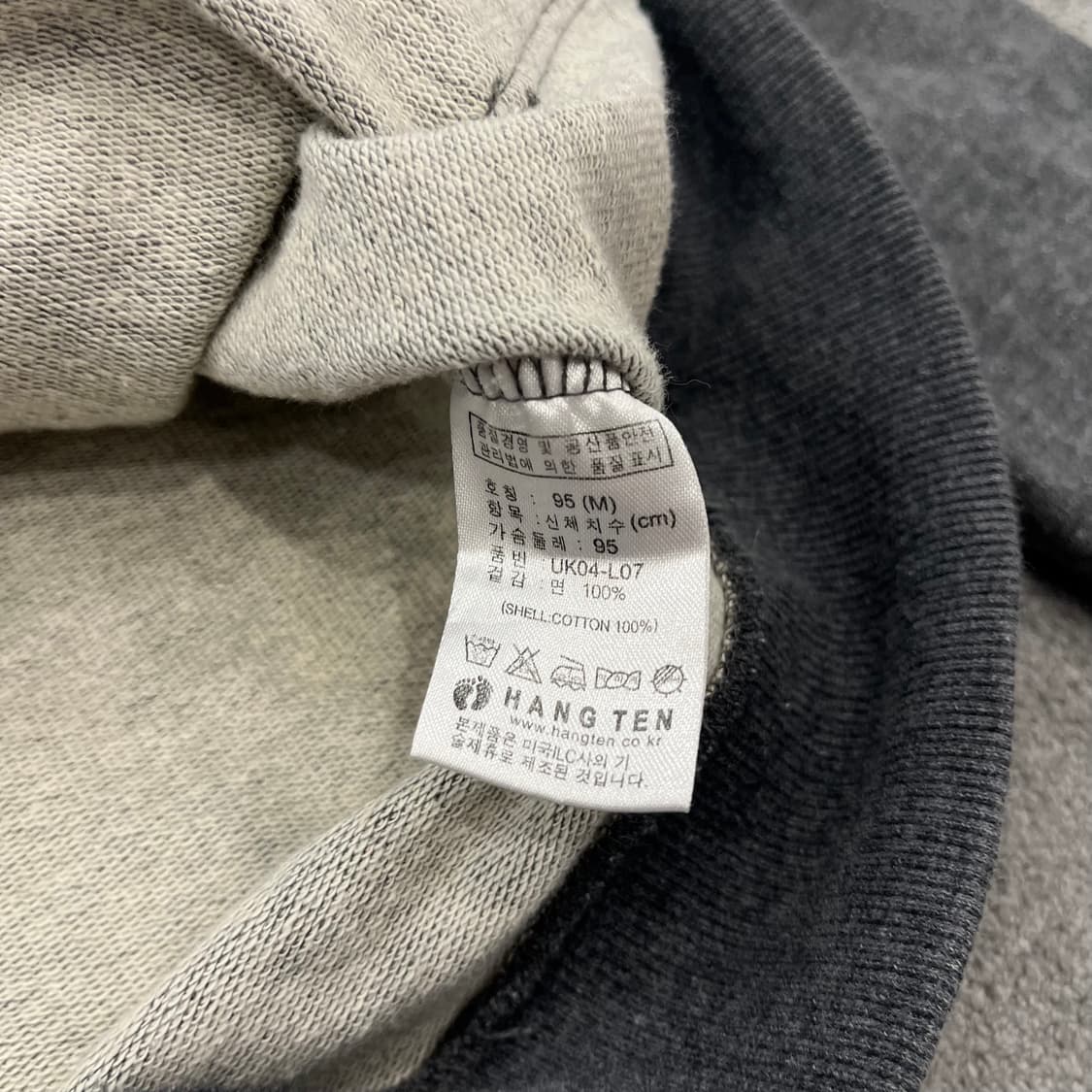 M 행텐 RLHT 후드집업 그레이 상품이미지5
