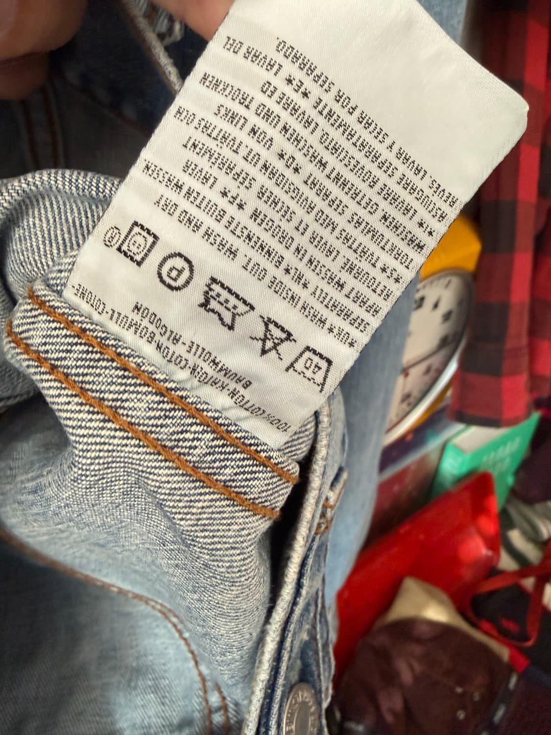 리바이스 70500 데님 자켓 XXL 상품이미지5